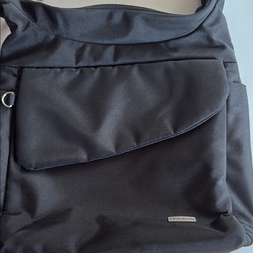 Travelon Black Backpack with Modern Design